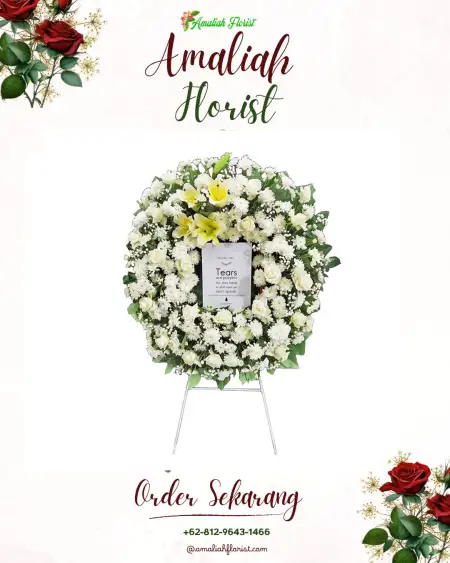 Krans Bunga Duka Pagerkasih